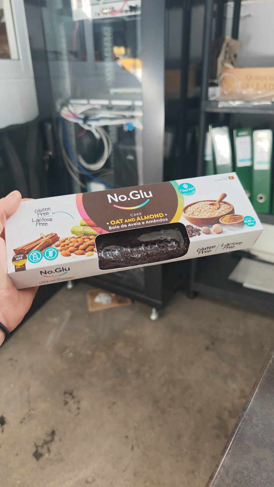 Bolo de Aveia e Amêndoa